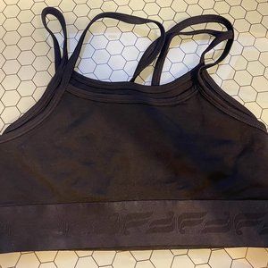 Fabletics Strappy Black Bra